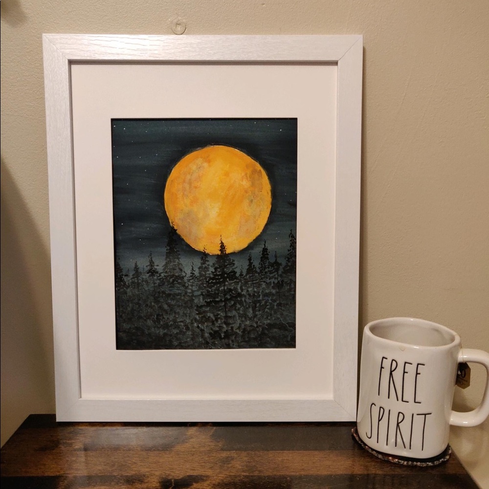 Harvest moon painting